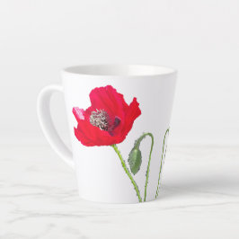 Caneca De Café Latte Poppy Latte Mug