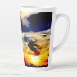 Caneca De Café Latte Pôr do sol