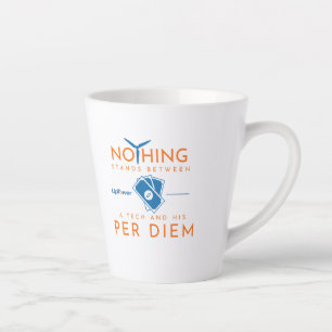 Caneca De Café Latte Por Humor Diem - Mug