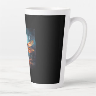 Caneca De Café Latte porta copos da libélula