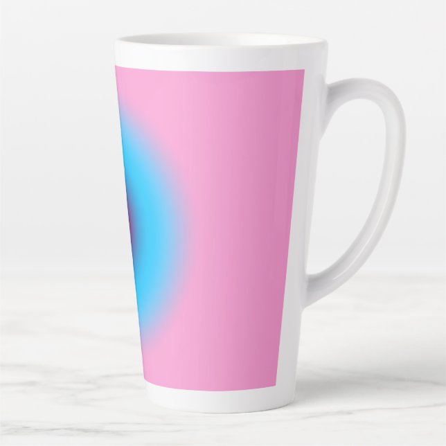 Caneca De Café Latte Portas De Gradiente Celestial (Direita)