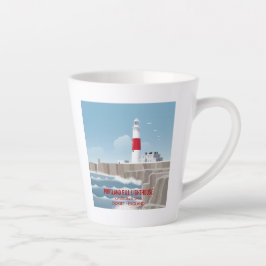 Caneca De Café Latte Portland Bill Lighthouse