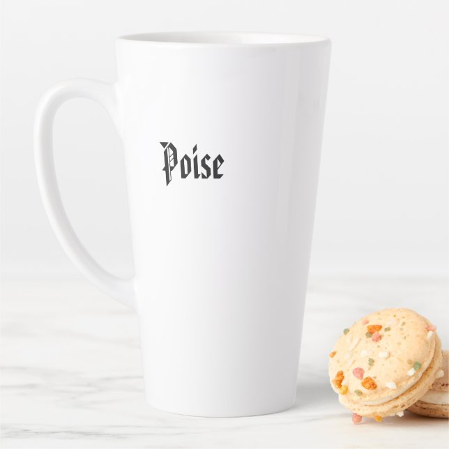 Caneca De Café Latte Pose (In Situ)
