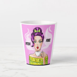 Caneca De Café Latte Posh Fuel Latte Mug - Poshmark Mug