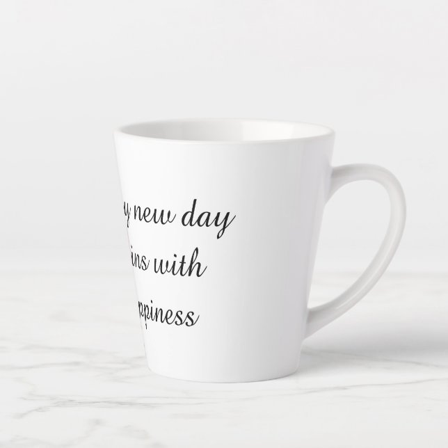 Caneca De Café Latte Positive Morning Cup (Direita)