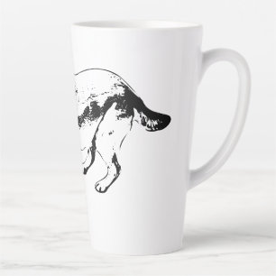 Caneca De Café Latte Posto - Perfil Lado