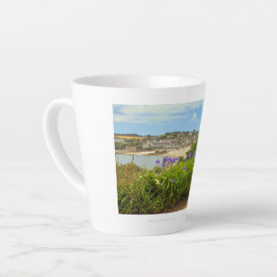 Caneca De Café Latte Praia de Porthcressa, Ilhas Scilly