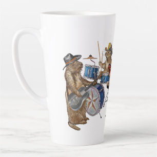 Caneca De Café Latte Prairie Dogs