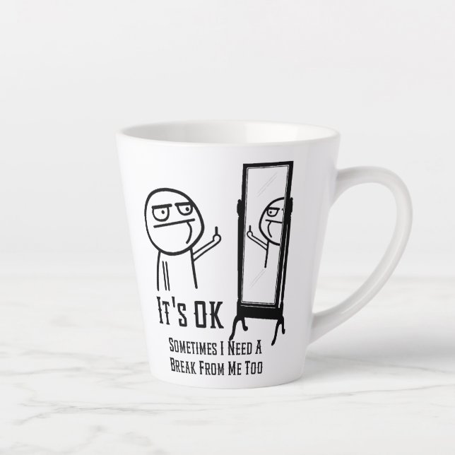 Caneca De Café Latte Precisa de uma lama de café (Direita)