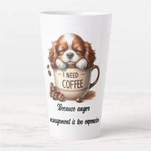 Caneca De Café Latte Preciso de café