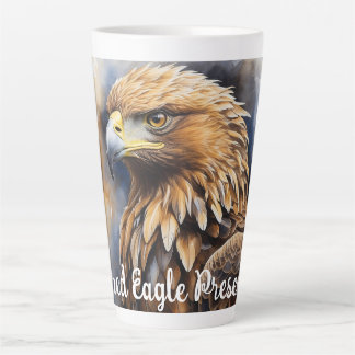 Caneca De Café Latte Presença do Águia Sagrada
