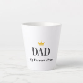 Caneca De Café Latte Presente com Nome Personalizado para o Pai