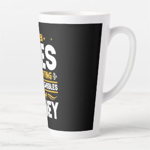 Caneca De Café Latte Presente de apicultor Quando As Abelhas Estão A