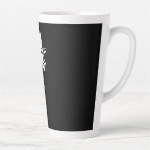 Caneca De Café Latte Presente de Ator de Máscaras de Tragédia de Com