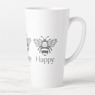 Caneca De Café Latte Presente de Bem-Estar com Afirmação Positiva da Ab
