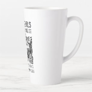Caneca De Café Latte Presente de Camper   Algumas Meninas Vão Andar De 