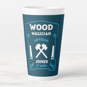 Caneca De Café Latte Presente De Carpintaria