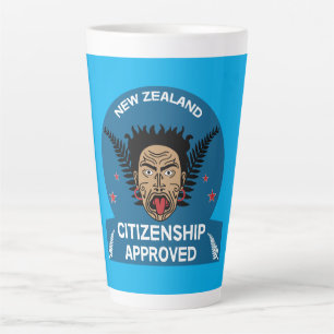 Caneca De Café Latte Presente de cidadania neozelandesa Novo cidadão