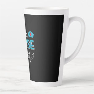 Caneca De Café Latte Presente de Enfermeira Viver Que Enfermeira A Vi