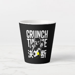 Caneca De Café Latte Presente de Gato de Futebol para Treinadores e Atl