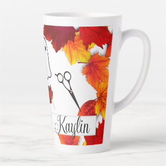 Caneca De Café Latte Presente de Hairdresser de Folga