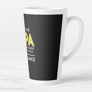 Caneca De Café Latte Presente de Papai Eles Me Chamam de Papás