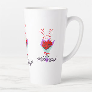 CANECA DE CAFÉ LATTE PRESENTE DO DIA DAS MÃES