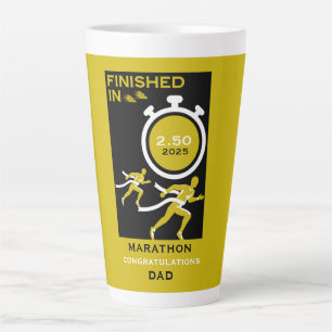 Caneca De Café Latte Presente do Finalizador de Eventos de Maratona