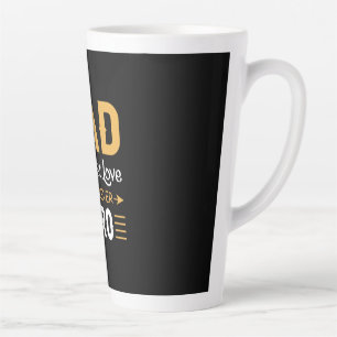 Caneca De Café Latte Presente do Vovô Papai Meu Herói Para Sempre