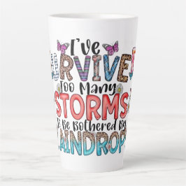 Caneca De Café Latte Presente Inspiracional para Resiliência