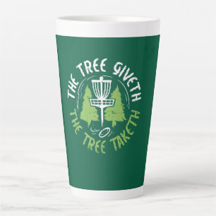 Caneca De Café Latte Presente para Jogador de Golfe de Disco