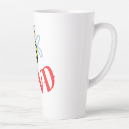 Caneca De Café Latte Presente Personalizado Abelha Gentil
