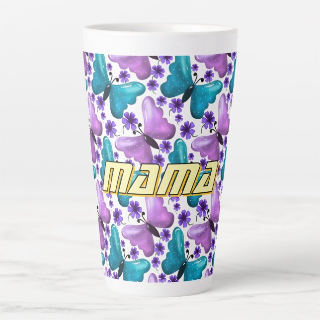 Caneca De Café Latte Presente personalizado e feito sob medida para o d (Frente)