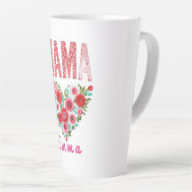 Presente Personalizado Floral Coração de Mamãe