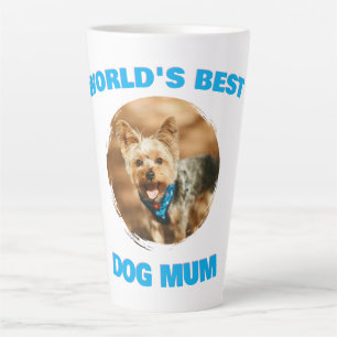Caneca De Café Latte Presente Personalizado Mínimo Melhor Cachorro Gato