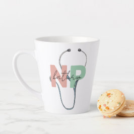 Caneca De Café Latte Presente Personalizado Praticante de Enfermeiro Re
