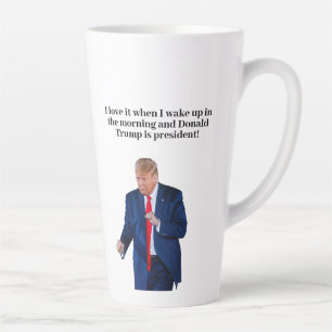 Caneca De Café Latte Presente Trump 2024