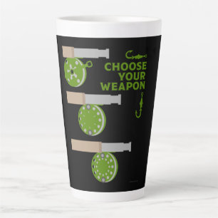 Caneca De Café Latte Presentes De Ardo De Pesca Pró-Voo