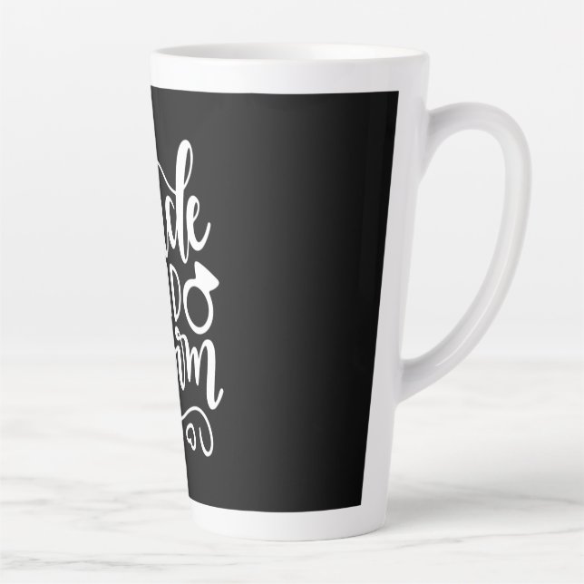 Caneca De Café Latte Presentes de Casamento | Noiva E Almoço (Direita)