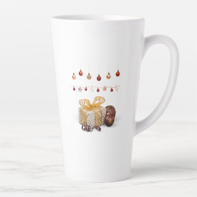 Caneca De Café Latte Presentes e Enfeites (Direita)