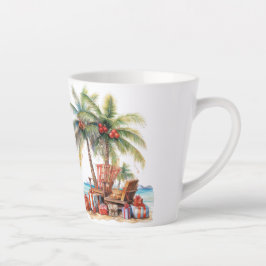 Caneca De Café Latte Presentes sob a palmeira
