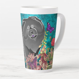 Caneca De Café Latte PRETO - ESCOLHA GINKGO - Caneta Latte