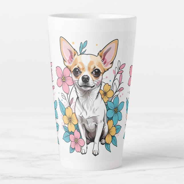 Caneca De Café Latte Primavera Chihuahua (Frente)