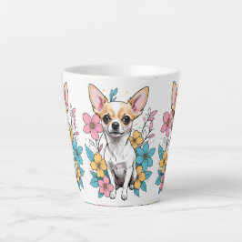 Caneca De Café Latte Primavera Chihuahua