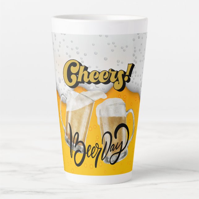 Caneca De Café Latte Primeiro dia (Frente)