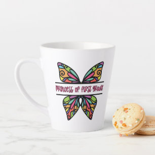 Caneca De Café Latte Princesa Do Primeiro Grau