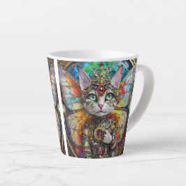 Caneca De Café Latte Princesa Kitty Cat, da Brigada da Asa da Borboleta