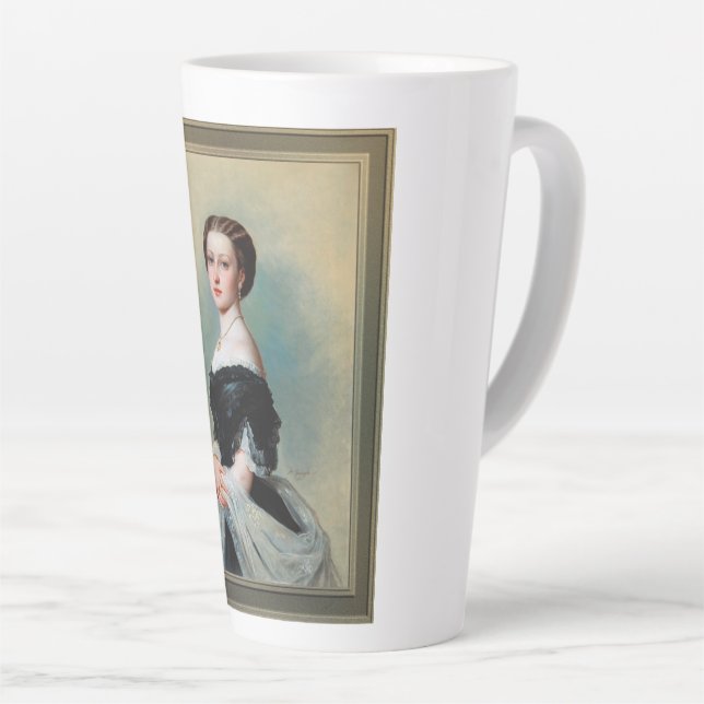 Caneca De Café Latte Princesa Louise, Duquesa de Argyll (Ângulo direito)