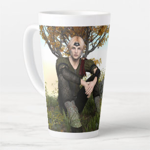 Caneca De Café Latte Príncipe de Conto de Fadas