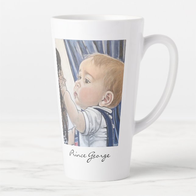 Caneca De Café Latte Príncipe George  (Direita)